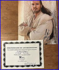 Liam Neeson Signed Autographed 8x10 Star Wars Episode I Qui-Gon Photo With COA