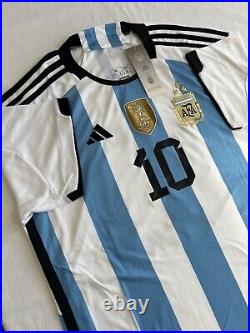 Lionel Messi Argentina QATAR World Cup 2022 Signed Autographed Jersey with COA