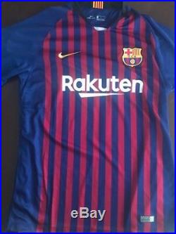 Lionel Messi Autographed Barcelona Nike Jersey With COA