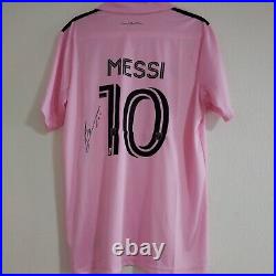 Lionel Messi Signed Autographed Inter Miami Soccer Jersey With COA