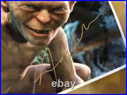 Lord Of The Rings 10x8 Signed Photograph With COA- Andy Serkis As Gollum