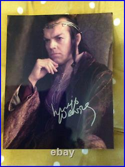 Lord Of The Rings 10x8 Signed Photograph With COA- Hugo Weaving As Elrond