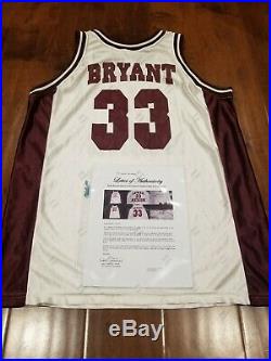 Los Angeles Lakers Kobe Bryant autographed Lower Merion Jersey with Coa