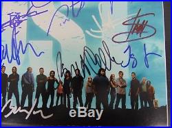 Lost Cast Signed 11X14 Photo With 16 Signatures Autograph World COA