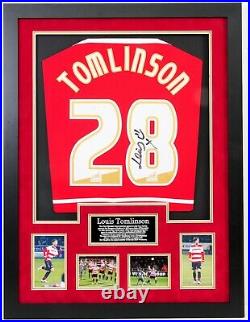 Louis Tomlinson One Direction Signed and Framed Doncaster Rovers Shirt with COA