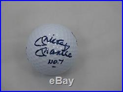 MICKEY MANTLE AUTOGRAPHED GOLF BALL Signed Mickey Mantle No. 7 with COA