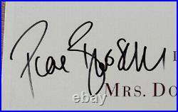 MRS. DOUBTFIRE Signed Movie Poster 11x17 with COA Authentic Memorabilia