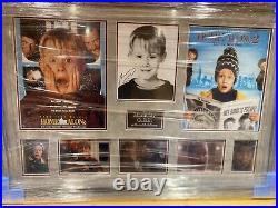 Macaulay Culkin Hand Signed Authentic Home Alone 10x8 Framed Display With COA