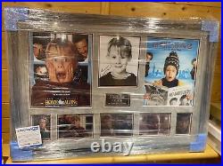 Macaulay Culkin Hand Signed Authentic Home Alone 10x8 Framed Display With COA