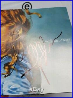 Madonna Ray Of Light UK CD 1st SIGNED/AUTOGRAPHED with COA Rare & Genuine PROMO