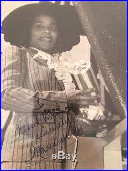 Marian Anderson Autographed Photo with COA