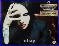 Marilyn Manson Hand Signed 8x10 Photo Autograph With Coa