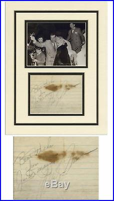 Marilyn Monroe & Joe DiMaggio Signatures With JSA COA