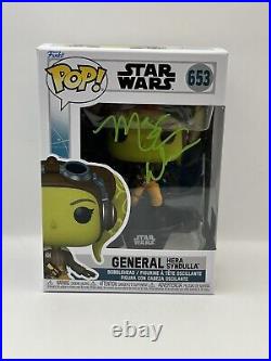 Mary Elizabeth Winstead AUTOGRAPH Hera Ashoka Signed Funko Pop SWAU COA