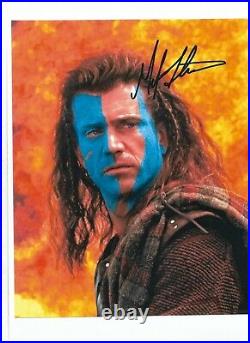 Mel Gibson Hand Signed 10 X 8 Inch Colour Photograph. Comes With Coa