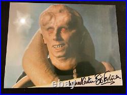Michael Carter Bib Fortuna Hand Signed 10x8 Photograph From Star Wars With COA