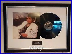 Michael Jackson Personaly Signed Autographed Thriller Album With Coa