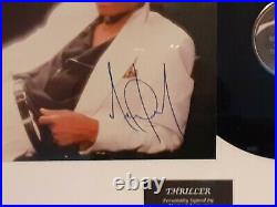 Michael Jackson Personaly Signed Autographed Thriller Album With Coa