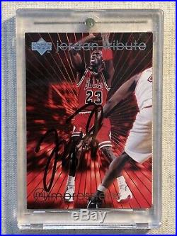 Michael Jordan 1997 Upper Deck Jordan Tribute AUTOGRAPH With COA