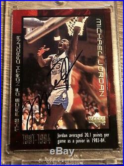 Michael Jordan 1998 Upper Deck Autograph Card With COA