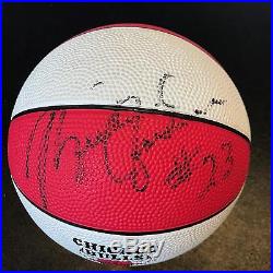 Michael Jordan #23 Signed Autographed Chicago Bulls Basketball With JSA COA