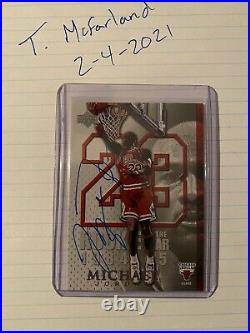 Michael Jordan Autographed Card With COA