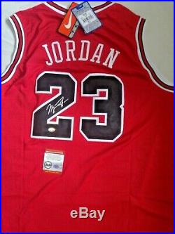 Michael Jordan Autographed Nike Jersey with COA