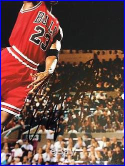 Michael Jordan Autographed Photo 8 X 10 With Coa