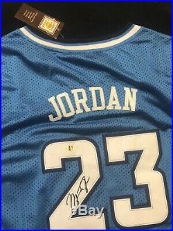 Michael Jordan Autographed UNC North Carolina Signed Jersey with COA