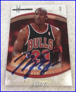 Michael Jordan Chicago Bulls Signed 2007-08 Card with COA