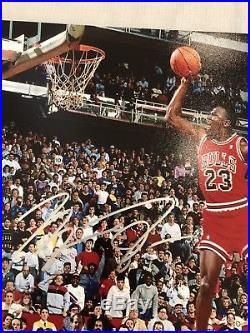Michael Jordan Chicago Bulls Signed Autographed 11x14 Photo with COA