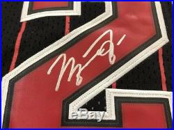 Michael Jordan Chicago Bulls Signed Autographed Black Nike Jersey with COA