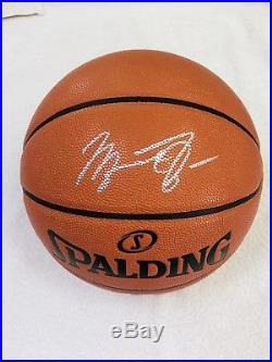 Michael Jordan Chicago Bulls Signed Autographed NBA Basketball with COA