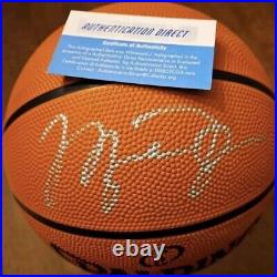 Michael Jordan Signed Spaulding Ball With COA