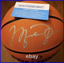 Michael Jordan Signed Spaulding Ball With COA