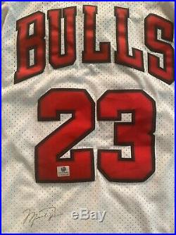 Michael Jordan autographed basketball jersey with coa
