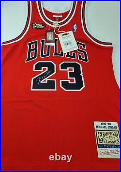 Michael Jordan autographed jersey With certificate of authenticity