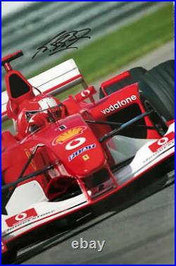 Michael Schumacher Hand Signed Photo Formula 1 Legend World Champion with COA