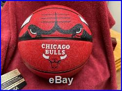 Michale Jordan Autographed Chicago Bulls Basketball With Coa