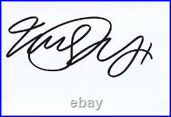 Micheal J Fox Signed 6x4 Index Card with COA, Back To The Future