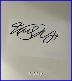 Micheal J Fox Signed 6x4 Index Card with COA, Back To The Future