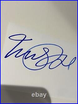 Micheal J Fox Signed Index Card with COA, Back To The Future