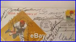 Mickey Mantle Autograph With 15 HOF Mays Dimaggio Spahn Killebrew Koufax PSA COA