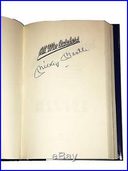 Mickey Mantle Hand Signed Autographed Book All My Octobers With Coa Very Rare