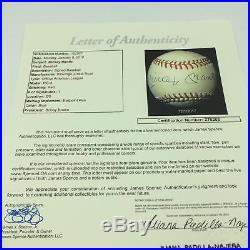 Mickey Mantle Signed Autographed Official American League Baseball With JSA COA