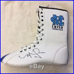 Miguel Cotto Autographed Boxing Shoe Boot with Fight Plaza COA