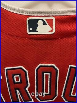 Mike Trout Autographed Signed Jersey Los Angeles With COA. 3 time MLB MVP