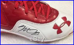 Mike Trout Los Angeles Angels SIGNED Under Armour #27 Metal Cleat with COA