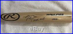 Mike Trout Signed Autographed Inscribed 14 AL MVP Full Size Bat with COA