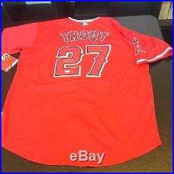 Mike Trout Signed Autographed Los Angeles Anaheim Angels Jersey With JSA COA